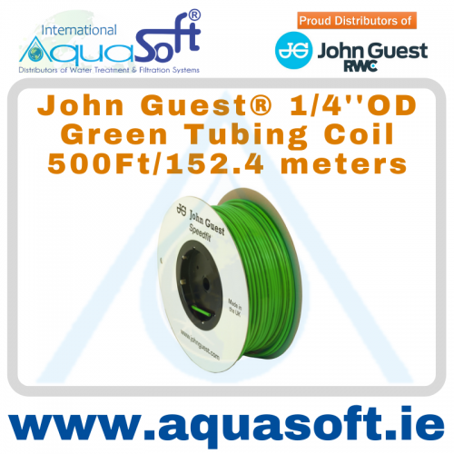 John Guest® 1/4'' Green Tubing Coil 500Ft